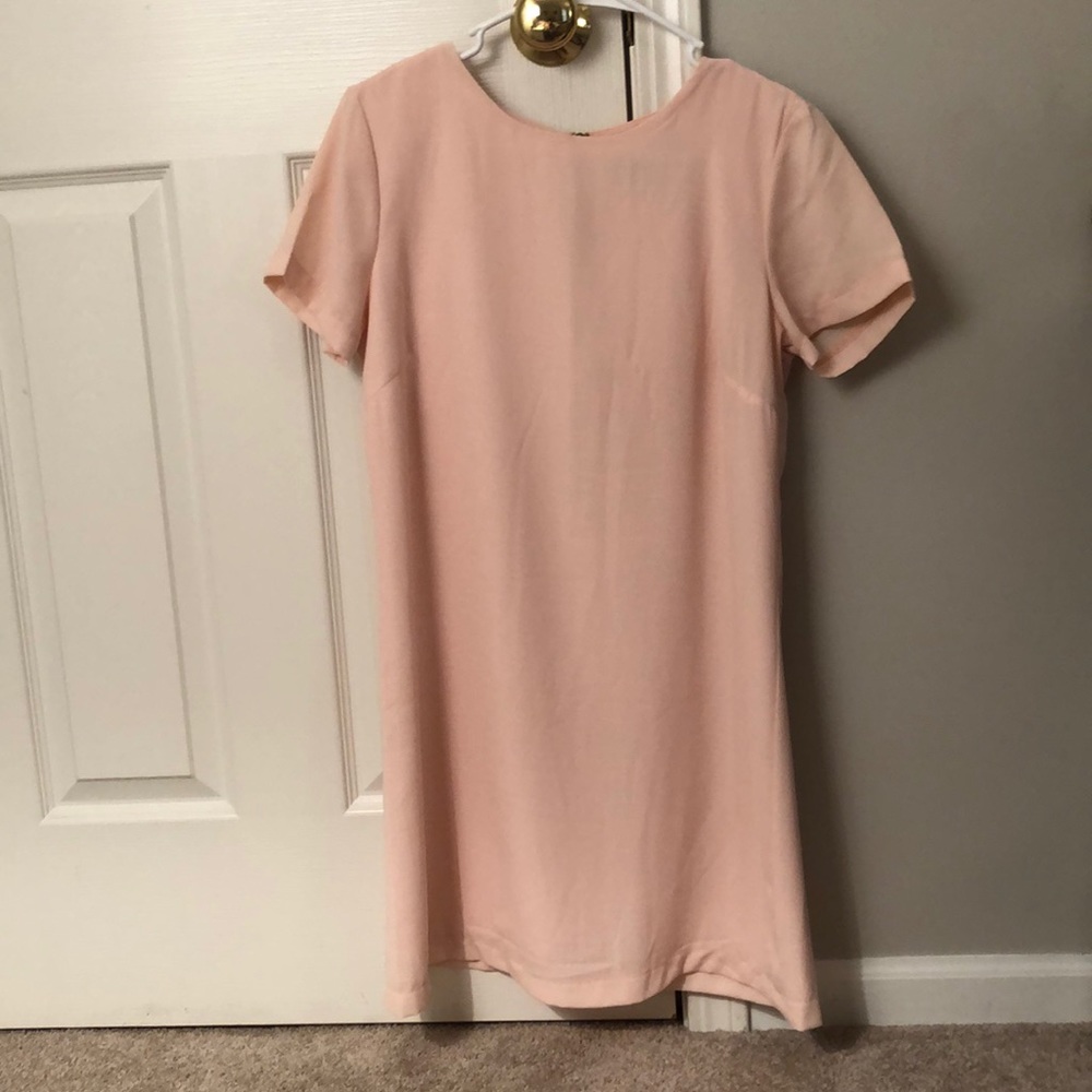 Lulus Blush Pink Shift Dress